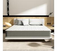 DEWINNER Matelas 120x190 cm Mémoire - Épaisseur 22 cm - Mousse à mémoire de Forme - 7 Zones - Fermeté Moyenne - Soulagement des Points de Pression - Matelas Enfant