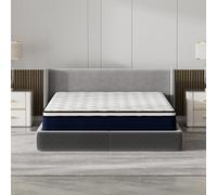 DEWINNER Matelas 140×190 à Ressorts indépendants, Support indépendant à 7 Zones, soulagement Uniforme de la Pression, dureté Moyenne, épaisseur 25cm, Respirant et Confortable, Double Face