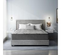 DEWINNER Matelas 140x190 cm, Hauteur 30 cm, Matelas Silencieux d'épaisseur Moyenne, Mousse à Mémoire de Forme Hybride, Ressorts Ensachés Individuels, Absorbant et Respirant
