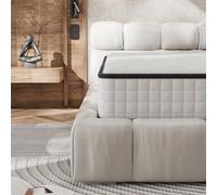 DEWINNER Matelas 140x190 cm, Matelas en Mousse à Mémoire de Forme Haute Densité,Fermeté Moyenne,Épaisseur 25cm,Hypoallergénique,Sommeil Isolé,7 Zones,Réversible à Deux Faces Utilisables