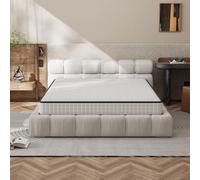 DEWINNER Matelas 140x190 cm, Matelas en Mousse à Mémoire de Forme Haute Densité,Fermeté Moyenne,Épaisseur 16cm,Hypoallergénique,Sommeil Isolé,7 Zones,Réversible à Deux Faces Utilisables
