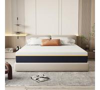 DEWINNER Matelas 140x190x21cm, Matelas en Mousse à Mémoire de Forme et Matériau Bambou, Fermeté Moyenne,Soutien Parfait, Respirant, Hypoallergénique, avec Housse Amovible et Lavable