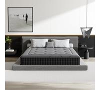 DEWINNER Matelas 160 x 200 x 30 cm, Mousse à mémoire de Forme, Ressorts individuels, Hauteur 30 cm, Absorbant l'humidité, Respirant, hypoallergénique et antibactérien
