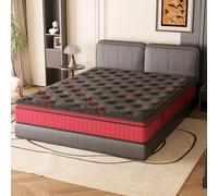 DEWINNER Matelas 30 cm, Matelas à Ressorts, 160x200 cm, Mousse à Mémoire de Forme, Zonage Ergonomique 7 Zones, Ressorts Ensachés, Hybride, Multifonctionnel, Respirant et évacuant l'humidité