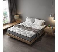 DEWINNER Matelas 90 x 190 cm- Matelas ergonomique, respirant, ultra-doux et confortable, haute résilience, matelas à ressorts, hauteur 20 cm