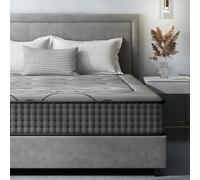 DEWINNER Matelas 90x190 cm, Hauteur 30 cm, Matelas Silencieux d'épaisseur Moyenne, Mousse à Mémoire de Forme Hybride, Ressorts Ensachés Individuels, Absorbant et Respirant