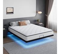 DEWINNER Matelas 90x190 cm, Mousse à Mémoire de Forme Haute Densité,Matelas 1 Personne 90x190，Fermeté Moyenne,Épaisseur 22cm,Hypoallergénique,Sommeil Isolé,7 Zones,Réversible à Deux Faces Utilisables