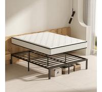DEWINNER Matelas à mémoire de Forme,22 cm Épaisseur,2 cm de Mousse à mémoire de Forme,Disponible sur Les Deux Faces (Lit + Matelas140 x 190 x 22)