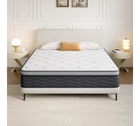 DEWINNER Matelas Ressorts Ensachés 160x200x25cm, Matelas de lit d'adulte,Matelas à Ressorts ensachés et à mémoire de Forme, Dureté Moyenne, Matelas 7 Zones, Soutien Parfait?Livraison sous Vid