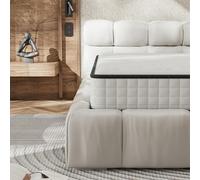 DEWINNER Matelas160*200 cm, Matelas en Mousse à Mémoire de Forme Haute Densité,Fermeté Moyenne,Épaisseur 16cm,Hypoallergénique,Sommeil Isolé,7 Zones,Réversible à Deux Faces Utilisables