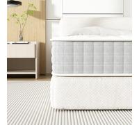 DEWINNER Ressorts Matelas 140x190 Épaisseur 20 cm, Matelas à Ressorts Ensachés et à Mémoire de Forme, Dureté Moyenne, Matelas 7 Zones, Soutien Parfait, Respirant (140x190x20)