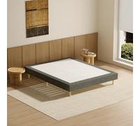 DEWINNER Sommier 140x190 | Sommier Tapissier | Lit 140 x 190 avec Sommier | 2x14 Lattes avec 9 Pieds | Hauteur du Cadre de Lit 29 cm | Lit Double avec Sommier à Lattes pour Chambre, Maison
