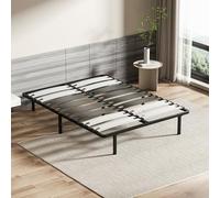 DEWINNER - Sommier 140x200 cm | Lit avec Sommier à Lattes pour Adulte | Stabilité Optimale | Ergonomique | 7 Pieds Durable | Lattes Larges 150mm | Montage Simple et Rapide