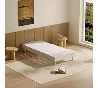DEWINNER Sommier 90x190 | Sommier Tapissier | 14 Lattes | Sommiers à Lattes avec 6 Pieds pour Adulte | Hauteur du Cadre de Lit 29 cm | Lit 90 x 190 avec Sommier | Lit 1 Personne pour Chambre, Étudiant