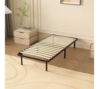 DEWINNER Sommier 90x190 | Sommiers à Lattes avec 6 Pieds pour Adulte | Cadre de Lit 90x190 avec Sommier | Hauteur du Cadre de Lit 29cm | 18 Lattes | Lit 1 Personne pour Appartement (90x190-6 Pieds)