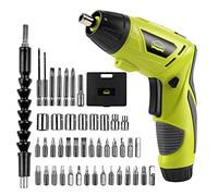 DEWINNER Tournevis électrique sans fil, ensemble de perceuses USB 3,6 V 3 N · m couple max avec batterie de 1300 mAh et assortiment de 45 tournevis et embouts à bois