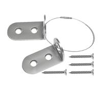 Dewireaey B Brassets pour bois, supports d'angle en métal - L Brassets pour étagères - Prise d'angle de l'atteinte Support de l'étagère avec vis multifonctionnels pour le tiroir de chaise.