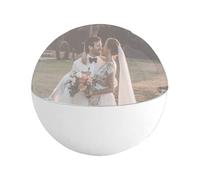 Dewireaey Boule de Vidéo - 6,9 cm Boule de Numérique - Sphère Mémorielle de Mariage - Pour Adultes, Anniversaires, Célébrations, Anniversaire, Nuit de Noces, Fête d'Halloween,