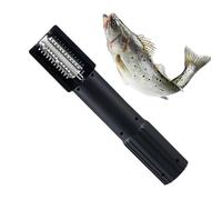 Dewireaey Éliminateur d'écailles de poisson - Rechargeable en acier inoxydable - Grattoir électrique sans fil pour la cuisine, la maison, les restaurants, le poisson-chat, le nettoyage des