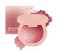 Dewireaey Fards à Joues - Fard à Joues en Poudre de Couleur Rose pour Maquillage du Visage | Maquillage Éclat Tenue Longue - Pigmentation Intense - Teintes Universelles - Format Voyage