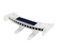 Dewireaey Feu arrière LED pour véhicule, Avertissement imperméable, Feu Arrière Solaire Véhicule Aileron, pour Berline Camping-car Camion Conduite Navette Voyage Aventure Sorties