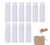 Dewireaey Flacons De Voyage Rechargeables - 10 Bouteilles de Voyage Miniatures,Dispenseurs Portables Vides Anti-Fuites 30 mL pour Tonique Gel Douche Lotion Après-Shampoing Nettoyant Visage Crème