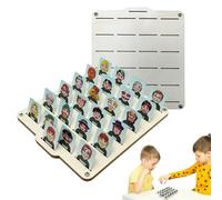 Dewireaey Jeu De Société Guess | Jeu de Société Familial Classique,Activité Éducative Amusante Et Classique pour Filles Et Garçons Stimuler La Pensée Logique