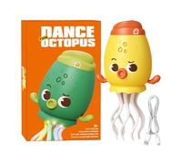 Dewireaey Jouet Dansant Électrique,Jouet Dansant Octopus Électrique - Figure Animale Apaisante avec Évitement d'obstacles pour Jeu au Sol Cadeaux Fêtes Garçons