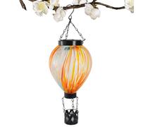 Dewireaey Lanterne Solaire En Forme De Montgolfière | Lanterne De Décoration Pour Jardin - Lampes De Clôture Étanches - pour les Propriétaires les Artistes Paysagistes les Organisateurs de Fêtes Allée