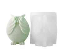 Dewireaey Moule à bougie en silicone en forme de chouette - Flexible