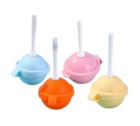 Dewireaey Moules à Suettes | 4 Pièces Moule à Gâteaux,Outil De Décoration En Silicone Réutilisable Anti-Adhésif Pour Sucettes, Bonbons, Chocolat, Gâteaux, Pâtisseries Et Desserts