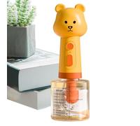 Dewireaey Mousseur de shampooing pour chien - Distributeur électrique - Outils de nettoyage rechargeables - Pour les bains d'animaux domestiques - Évier