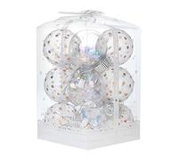 Dewireaey Ornements De Noël en Forme De Boule,Ornement Suspendu Transparent | Boule pour Les Fêtes,pour la Chambre la Fenêtre Le Magasin la Maison la Fête Le Festival l'Intérieur