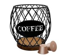 Dewireaey Panier De Rangement Pour Capsules De Café - Accessoires d'Organisation de Cuisine,Porte-Capsules de Café | Pour Maison Bureau Hôtel Garde-Manger Ferme Dortoir Armoire
