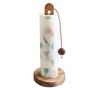 Dewireaey Porte-Essuie-Tout en Bois - Support de Suspension pour Essuie-Tout de Cuisine,Porte-Rouleaux De Salle De Bain pour Accessoires