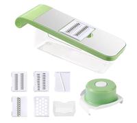 Dewireaey Râpe À Légumes,Couteau Oignon Polyvalent | Râpe et Trancheuse Alimentaire Manuelle pour Chou, Fruits, Pâtes, Préparation de Repas, Cuisine Quotidienne, Maison, Camping et Commercial