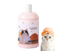 Dewireaey Shampooing professionnel pour chien - Gel douche pour chat - Crème hydratante - Bain sûr - Shampoing naturel pour les chats et les chats