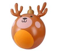 Dewireaey Sphères Gonflables de Noël,Boule à Gonfler de 58 cm Ornements de Noël | Décoration Ours Cerf Extérieure pour Porte Intérieur Jardin Allée | Fête Patio Véranda Vacances