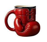 Dewireaey Tasse À Café Drôle - Tasse De Gants De Boxe Avec Poignée, Mug À Thème Sportif Rouge, Tasses De Café Pour La Nouveauté Pour Décoration De Bureau, Pour Fan De Boxe Et Amateur De Sport