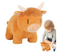 Dewireaey Vache en peluche, mignonne peluche | Adorable de vache - pour et filles pour anniversaire et pour la chambre d'enfant, maison, bureau, table de chevet, canapé