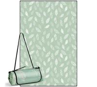 DEWUR Couverture Pique Niques Impermeable Lavable, Natte de Plage Tapis de Plage Tapis Picnic XXL (300 x 200 cm, Vert)