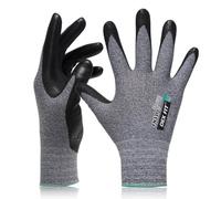 DEX FIT Gants de travail en nitrile FN331 Prime; Confort 3D; Revêtement en mousse de nitrile résistant; Excellente adhérence; Capacité tactile; Gris