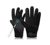 DEX FIT Gants NPG420 résistants aux Perforations, Couches d'acier, Prise Ferme, Patch en Cuir PU, écran Tactile, durables et Confortables, pour Forces de l'ordre, Airsoft; Noir 10 (XL) 1 Paire