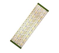 Dexam Honey Pot Chemin de Table 60% Coton Recyclé 40% Coton Motif Vintage Honey Label Patchwork Plusieurs Couleurs Disponibles 200cm x 40cm Lavable en Machine à 30°