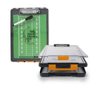 Dexas 5717-804 Clearview Clipcase Porte-bloc effaçable à sec ABS PP SAN alliage acier, orange