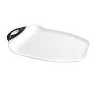 Dexas Chop & Scoop Cutting Board, 11 by 15 inches, White with Black Handle by Dexas