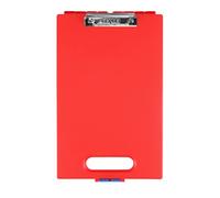 Dexas Clipcase Porte-Bloc avec poignée Rouge