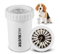 Dexas MudBuster Nettoyeur de pattes portable pour chien, taille M, blanc vif - Édition spéciale
