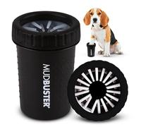 Dexas MudBuster Nettoyeur de pattes portable pour chien, taille M, noir mat - Édition spéciale