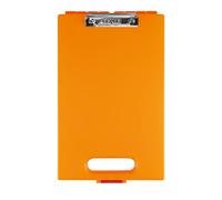 Dexas Porte-Bloc avec Compartiment de Rangement intégré et poignée, Orange